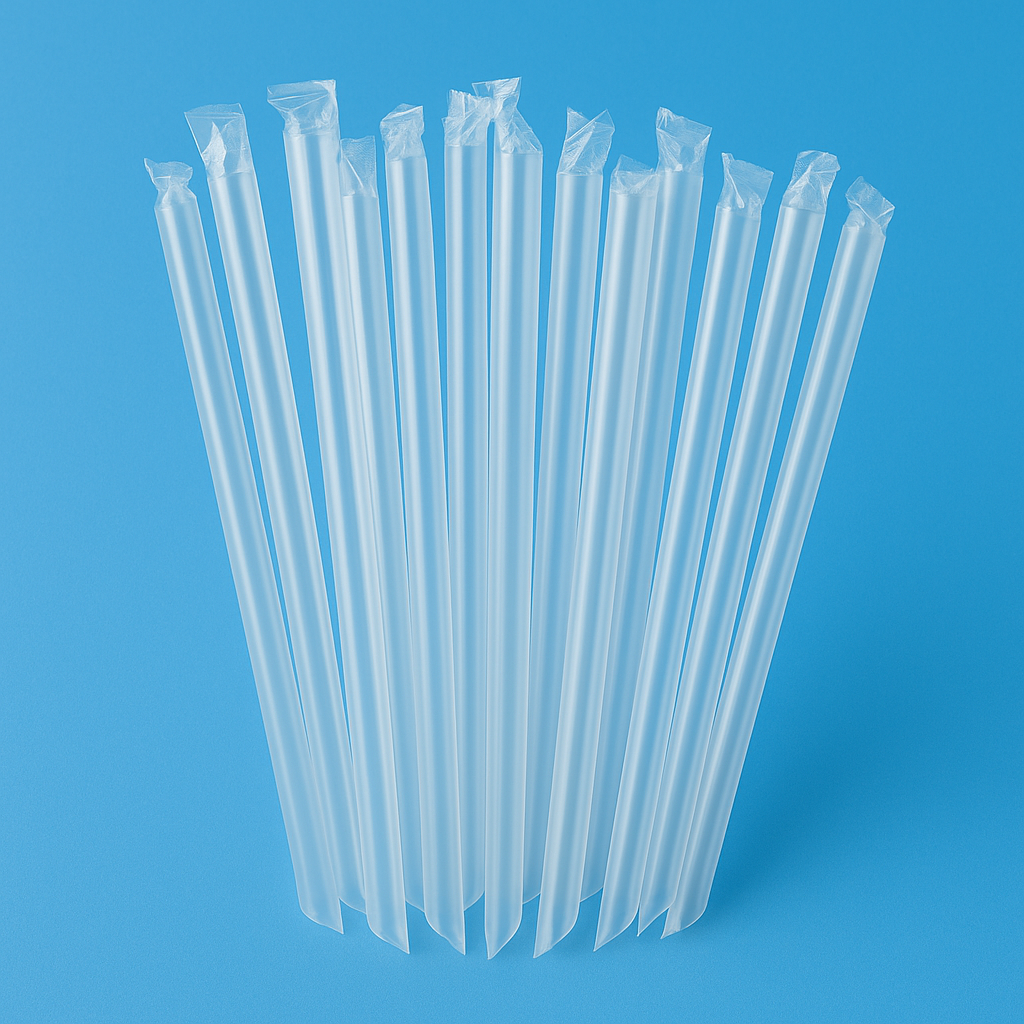 12mm PP Biodegradable Straws for Bubble Tea and Smoothies - Pack Bubbles UK
