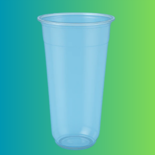 95mm 700ml U-Shape Chubby Bubble Tea Cups 1000pcs Round Bottom Takeaway Cups Pack
