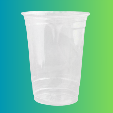 360ML/12oz Flat Bottom Milkshake Cup & Desert cup With Lids