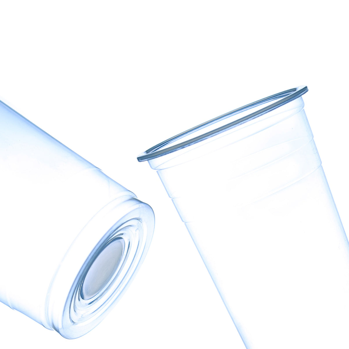 95mm 700ml Flat Plastic Cups for Bubble Tea & Smoothies – 1000pcs Premium Quality