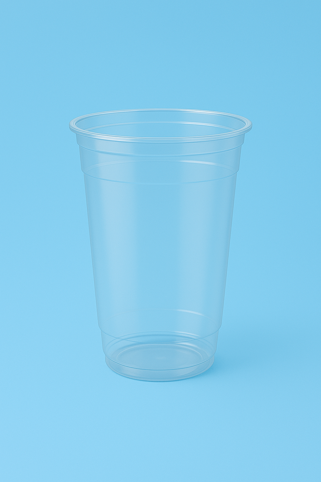 700ml Flat Plastic Cups for Bubble Tea and Smoothies (1000pcs) - Pack Bubbles UK