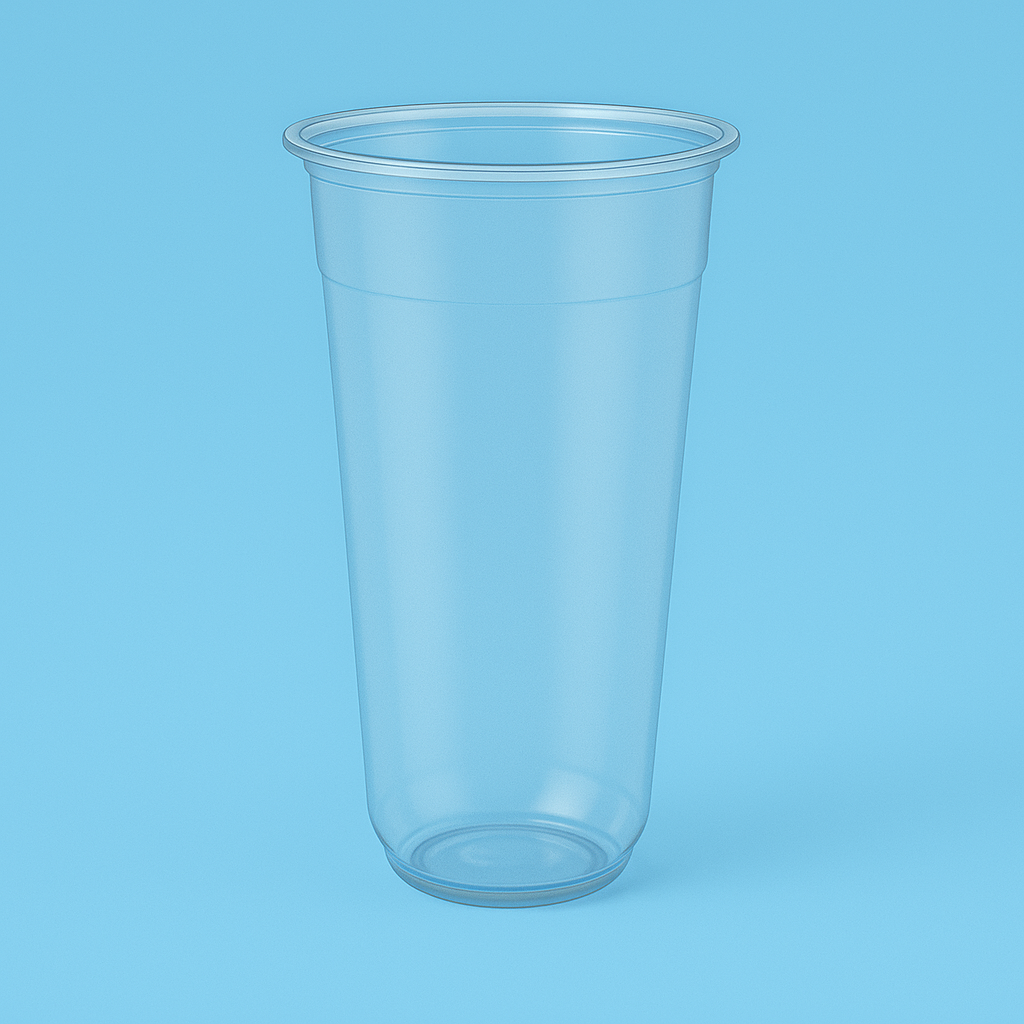 700ml U-Shape Chubby Bubble Tea Cups (1000pcs) - Round Bottom Takeaway Cups | Pack Bubbles UK