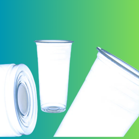 700ml Flat Plastic Cups for Bubble Tea and Smoothies (1000pcs) - Pack Bubbles UK