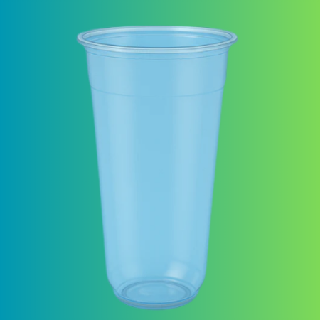 95mm 700ml U-Shape Chubby Bubble Tea Cups 1000pcs Round Bottom Takeaway Cups Pack