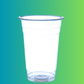 500ML/16oz Flat Bottom Milkshake Cup & Desert cup With Lids