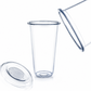 95mm 700ml U-Shape Chubby Bubble Tea Cups 1000pcs Round Bottom Takeaway Cups Pack