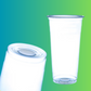 95mm 700ml 20oz PP Plastic Milkshake and dessert Cup with Dome Lid | Pack of 1000pcs