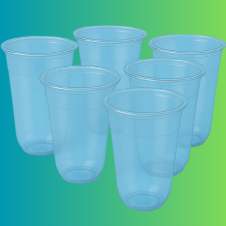 700ml U-Shape Chubby Bubble Tea Cups (1000pcs) - Round Bottom Takeaway Cups | Pack Bubbles UK