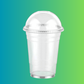 360ML/12oz Flat Bottom Milkshake Cup & Desert cup With Lids