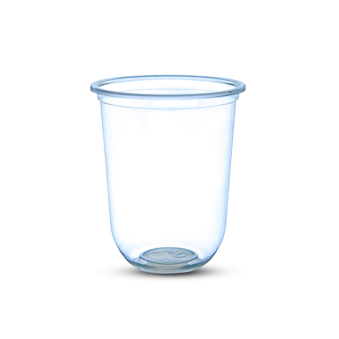 95mm 500ml U-Shape Chubby Bubble Tea Cups 1000pcs Round Bottom Cups Pack