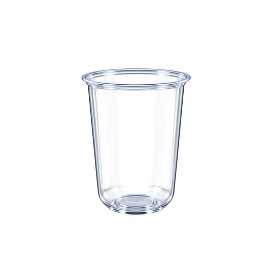 95mm 500ml U-Shape Chubby Bubble Tea Cups 1000pcs Round Bottom Cups Pack