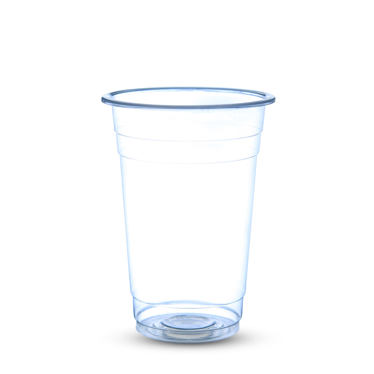 95mm 500ml Flat Plastic Cups For Bubble Tea Cups 1000pcs Round Bottom Takeaway Cups Pack