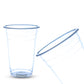 95mm 500ml Flat Plastic Cups For Bubble Tea Cups 1000pcs Round Bottom Takeaway Cups Pack