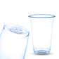 95mm 500ml Flat Plastic Cups For Bubble Tea Cups 1000pcs Round Bottom Takeaway Cups Pack