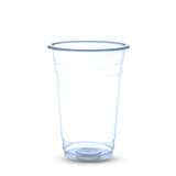 95mm 500ml Flat Plastic Cups For Bubble Tea Cups 1000pcs Round Bottom Takeaway Cups Pack