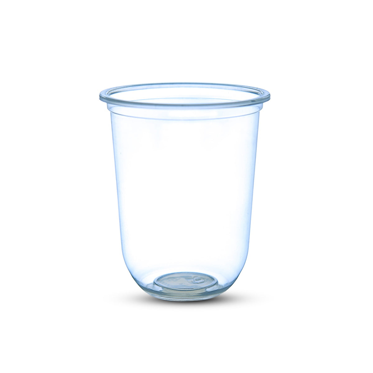 95mm 500ml U-Shape Chubby Bubble Tea Cups 1000pcs Round Bottom Cups Pack