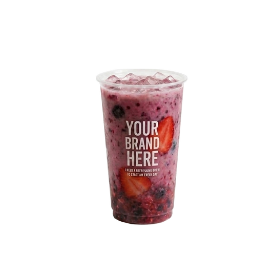 500ml Flat Cup Customized