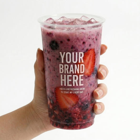 700ml Flat Cup Customized