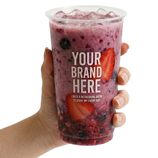 700ml Flat Cup Customized