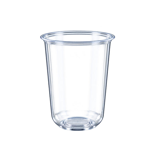 95mm 700ml U-Shape Chubby Bubble Tea Cups 1000pcs Round Bottom Takeaway Cups Pack