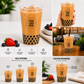 95mm 700ml Flat Plastic Cup Customized – 1000 Cups for Desserts & Cold Drinks