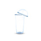 95mm 700ml Flat Plastic Cups for Bubble Tea & Smoothies – 1000pcs Premium Quality