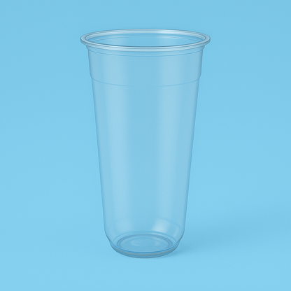 700ml U-Shape Chubby Bubble Tea Cups (1000pcs) - Round Bottom Takeaway Cups | Pack Bubbles UK