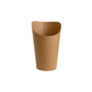 360ml/12oz Round Kraft Brown Chip/Waffle Scoop Cups 100Pcs Pack
