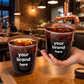 95mm 360ml U-Shape Cup Customized | 1000 Cups Per Box | PP Plastic Cups