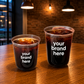 95mm 360ml U-Shape Cup Customized | 1000 Cups Per Box | PP Plastic Cups