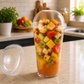 95mm 700ml 20oz PP Plastic Milkshake and dessert Cup with Dome Lid | Pack of 1000pcs