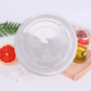95mm Flat Lid for Bubble Tea and Smoothie Cups (1000pcs) Made of PET with Straw Hole