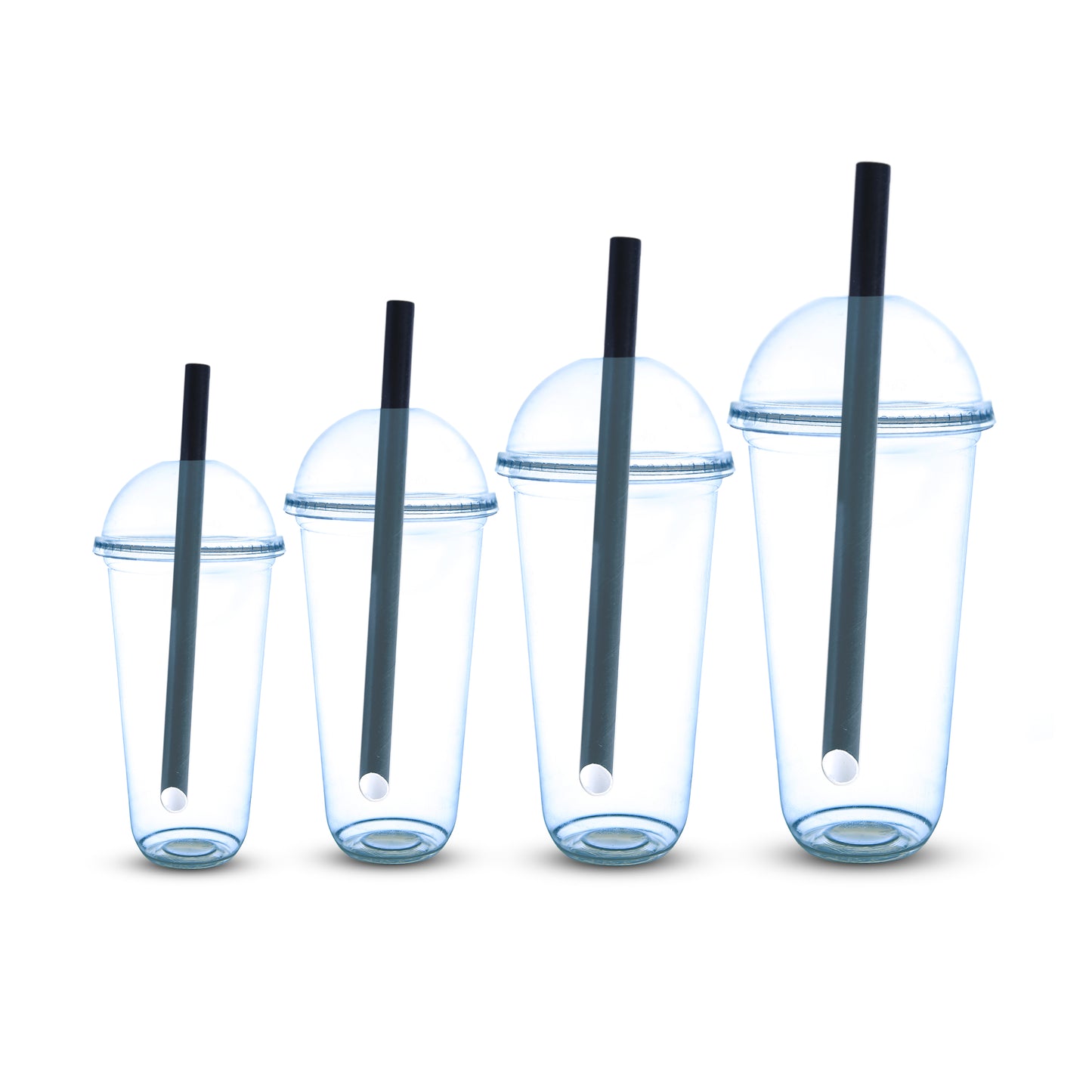 Dome Lids for Bubble Tea and Smoothie Cups (1000pcs) - Pack Bubbles UK