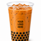 95mm 500ml Flat Plastic Cups Chubby Bubble Tea Cups 1000pcs Round Bottom Takeaway Cups Pack