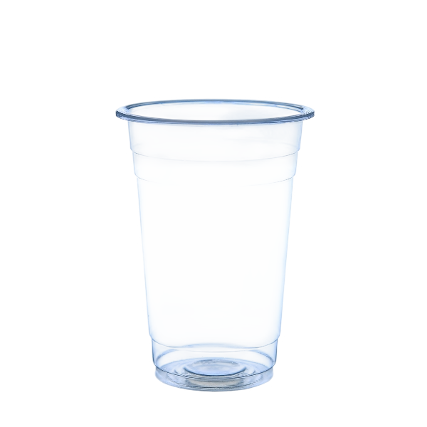 500ML/16oz Flat Bottom Milkshake Cup & Desert cup With Lids