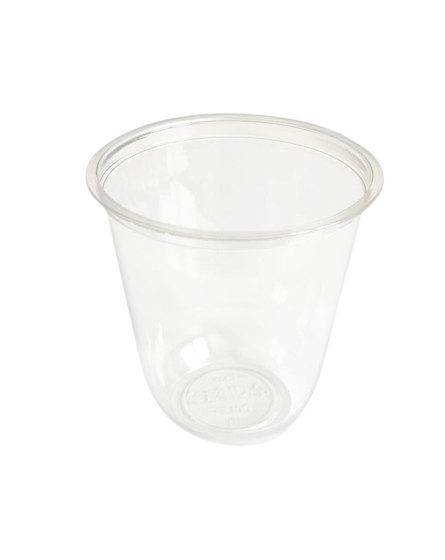 360ml U-Shape Chubby Bubble Tea Cups (1000pcs) - Round Bottom Takeaway Cups | Pack Bubbles UK